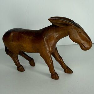 Vintage carved mule